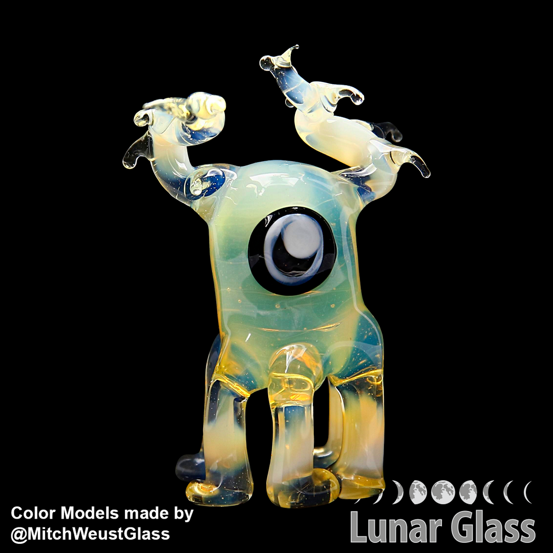 Lunar Glass Golden Moonlight Opal