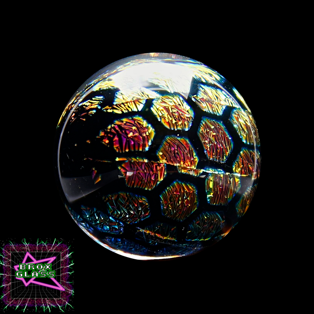 CBS Dichro (1/16") - Rainbow 1 - Honeycomb - 33 COE