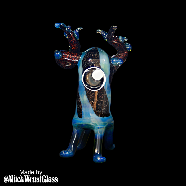 Lunar Glass Black Inner with Candy Apple Red Dichro