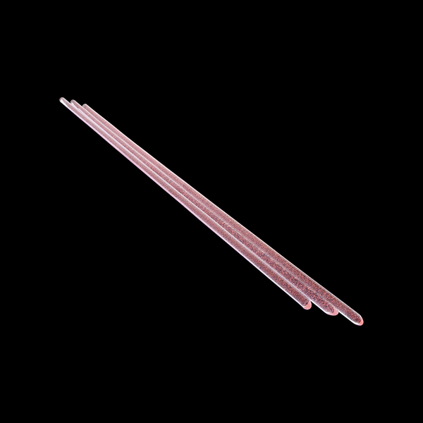 Lunar Glass Clear Inner with Candy Apple Red Dichro