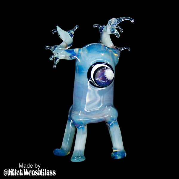 Lunar Glass Morandi Airy Blue Opal