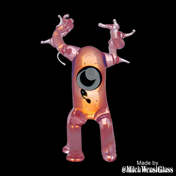 Lunar Glass Peach Pink Opal