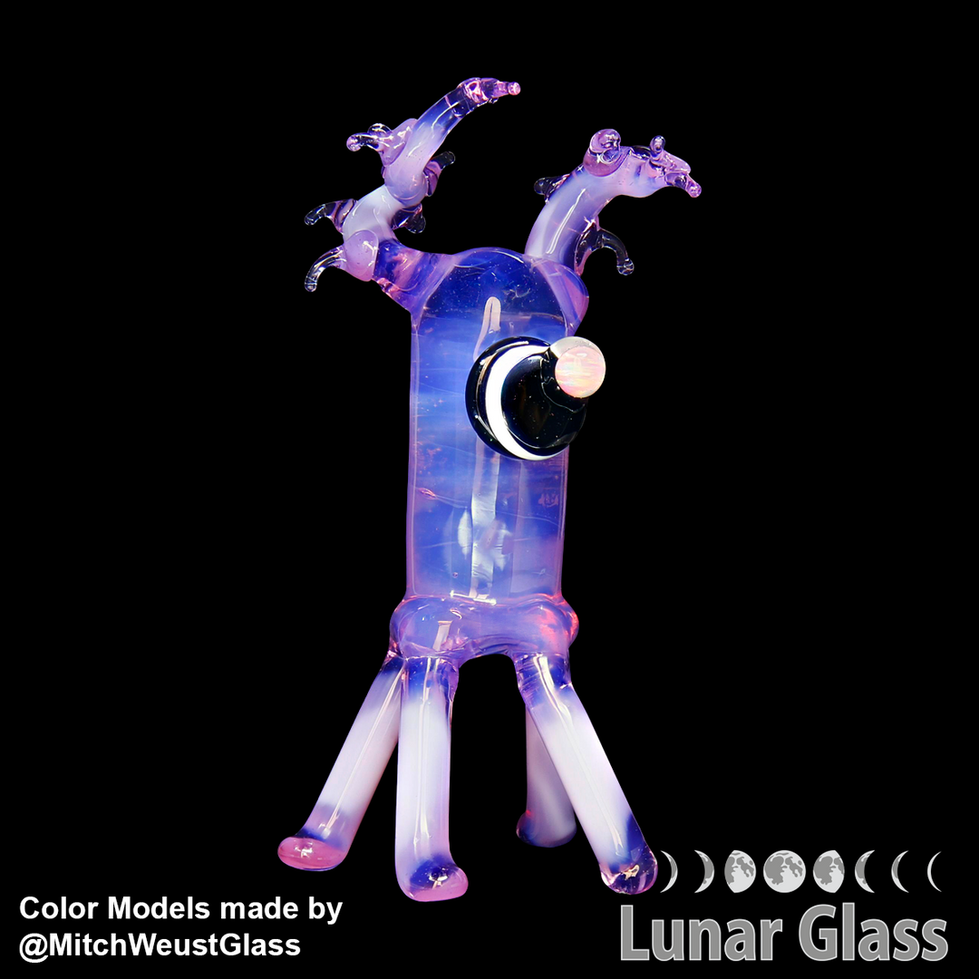 Lunar Glass Light Amethyst Opal