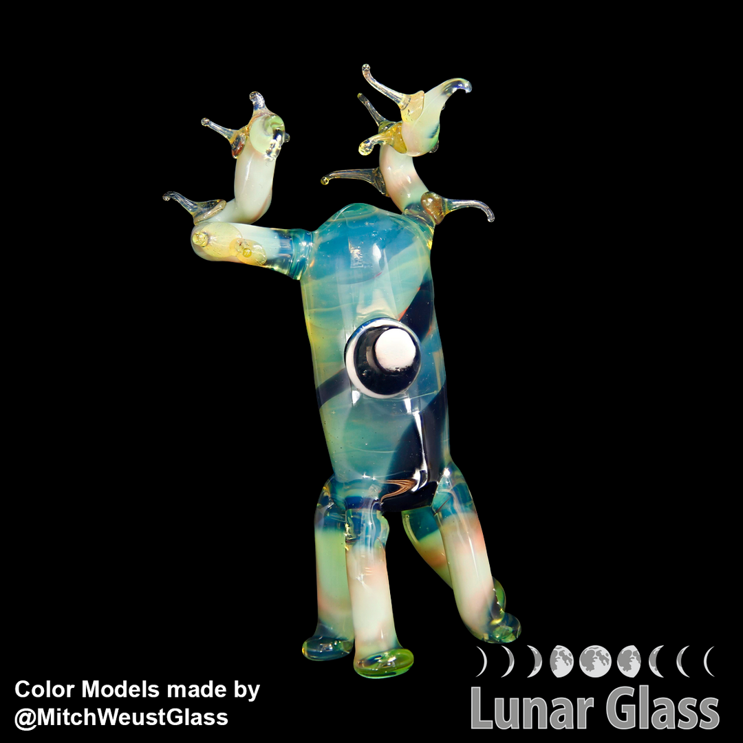 Lunar Glass Light Yellow Green Opal