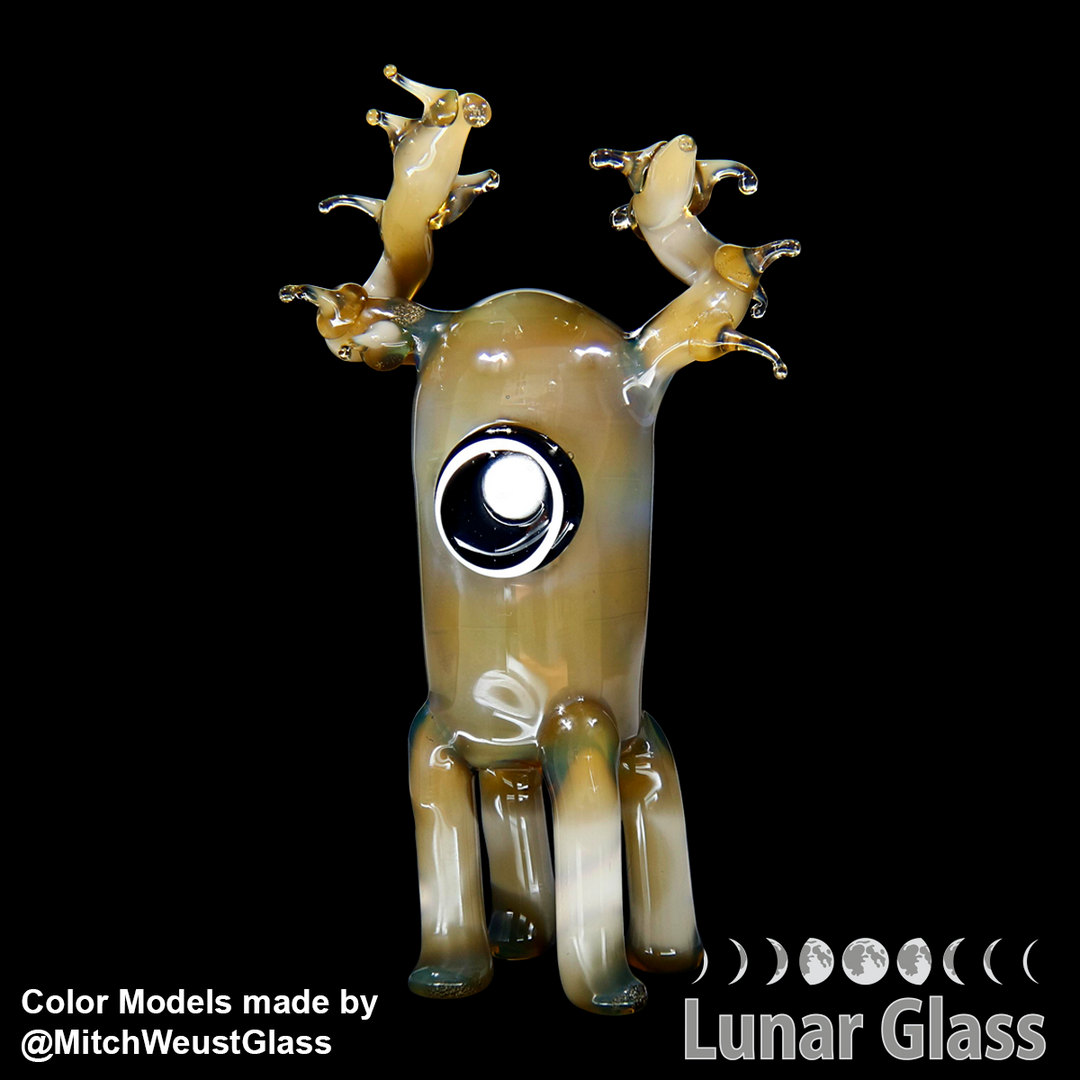 Lunar Glass Medusa Tawny Opal