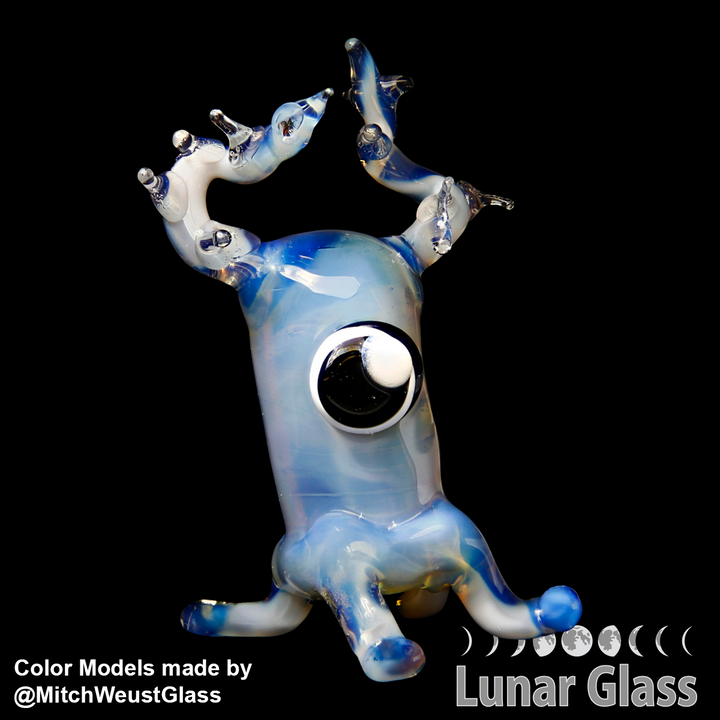 Lunar Glass Morandi Airy Blue Opal