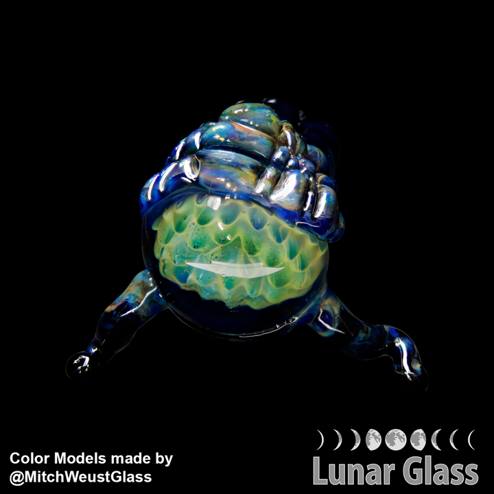 Lunar Glass Orange Storm