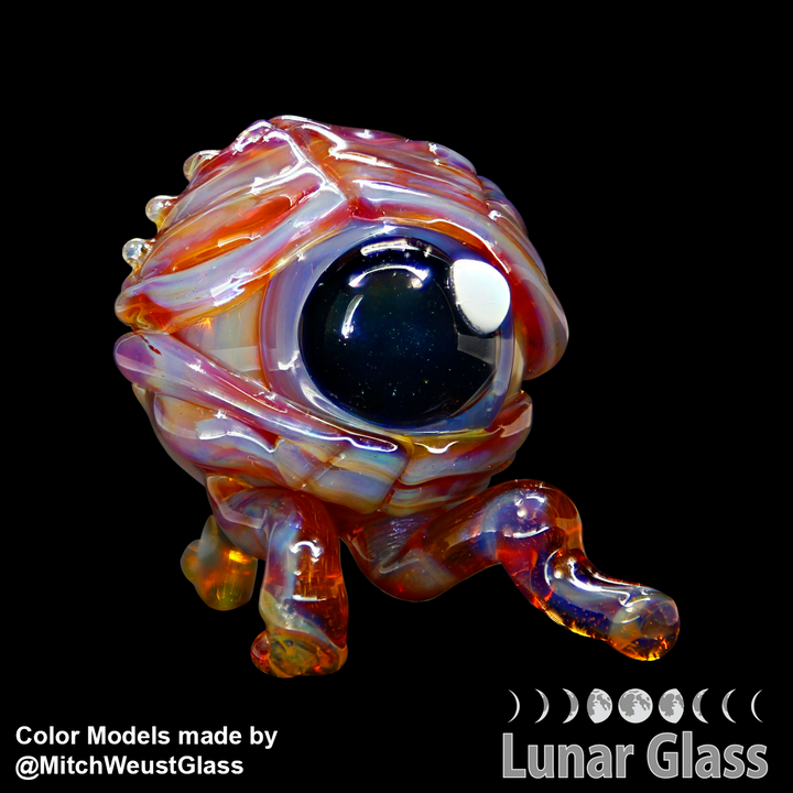 Lunar Glass Silver Amber Cyan