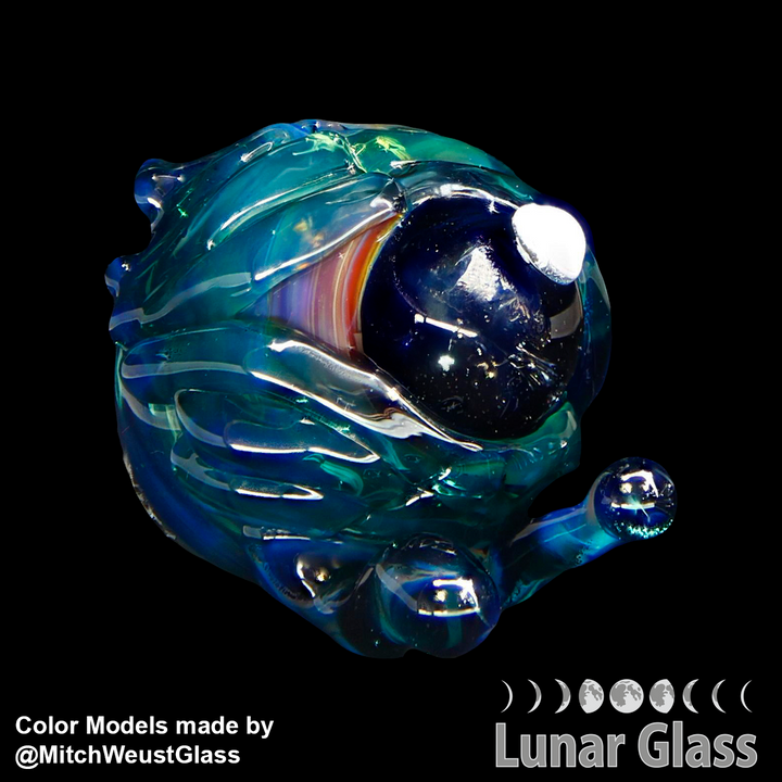 Lunar Glass Silver Lake Green