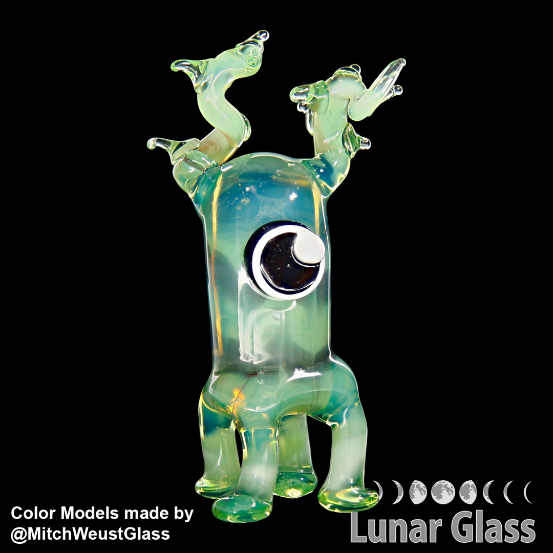 Lunar Glass Yellow Green Opal