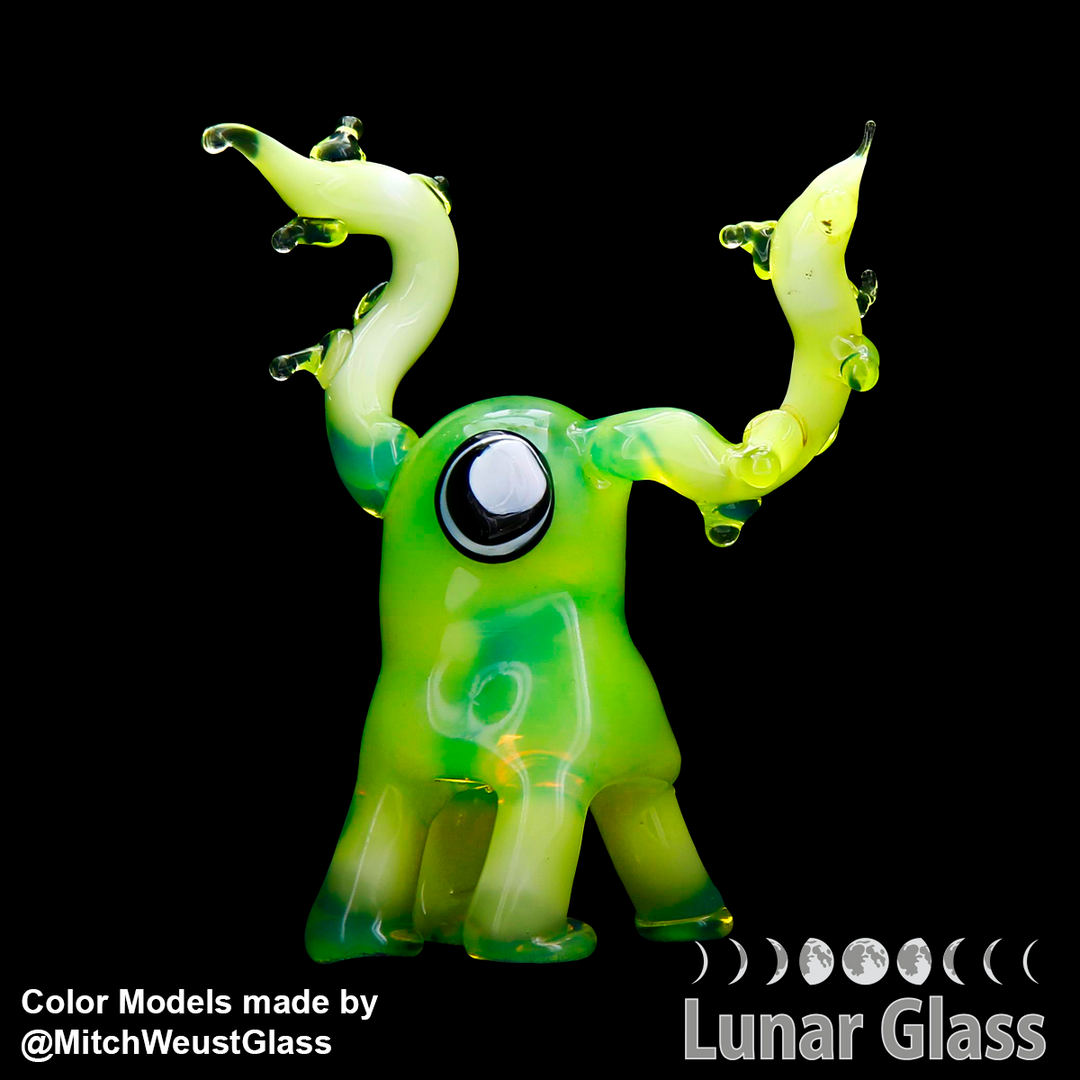 Lunar Glass Yitai Green Opal