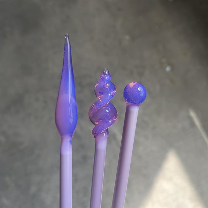Lunar Glass Dense Amethyst Opal