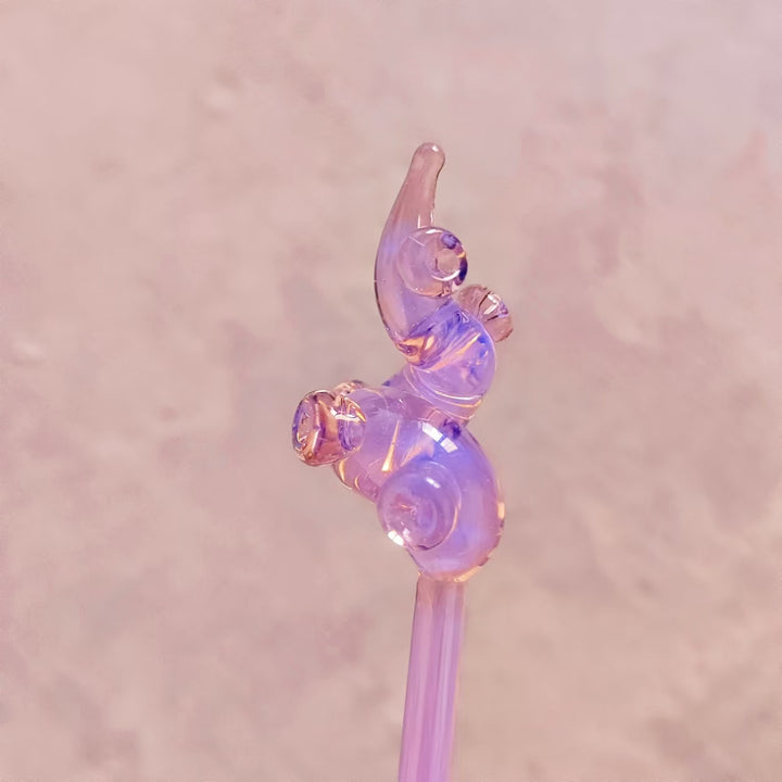 Lunar Glass Peach Pink Opal
