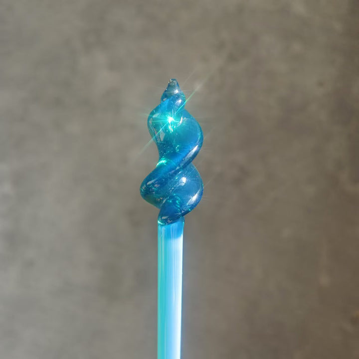 Lunar Glass Venus Dark Sea Blue Opal