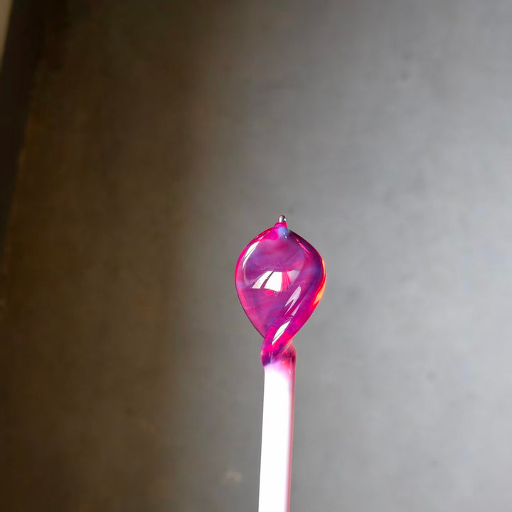 Lunar Glass Amethyst Red Opal