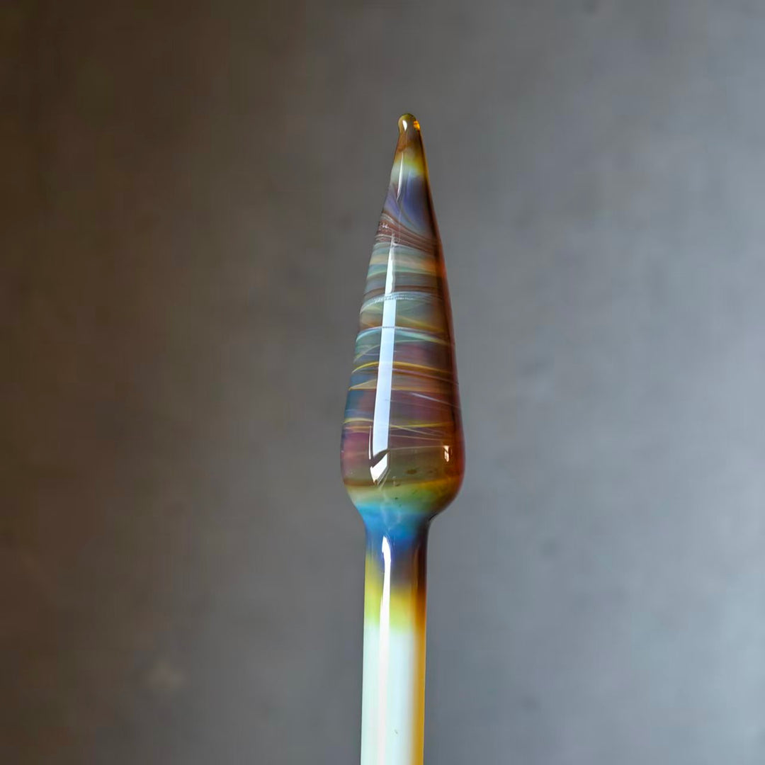 Lunar Glass Silver Orange Striking Borealis