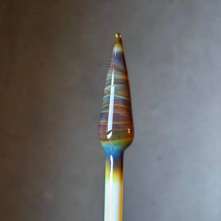 Lunar Glass Silver Orange Striking Borealis