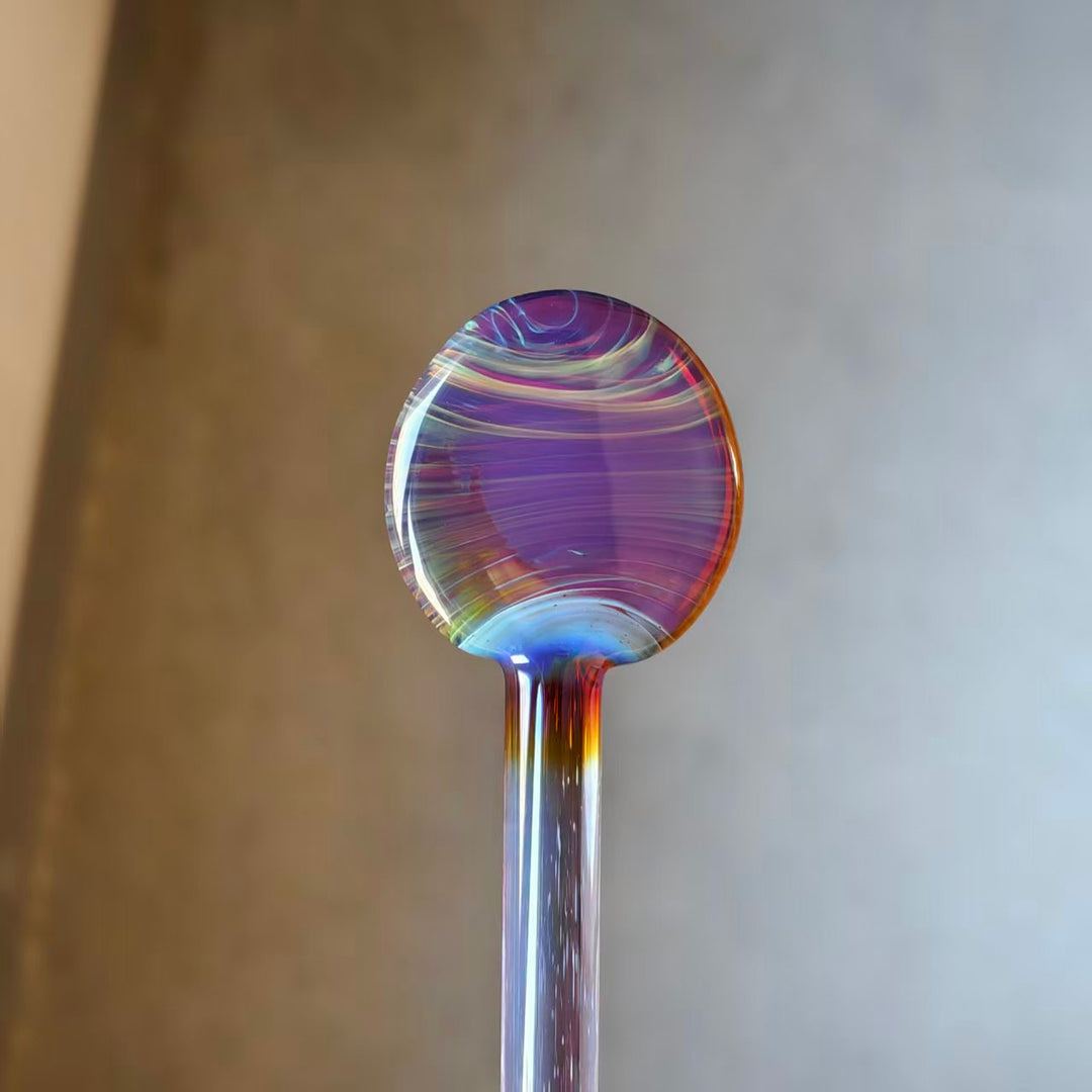 Lunar Glass Silver Transparent Purple