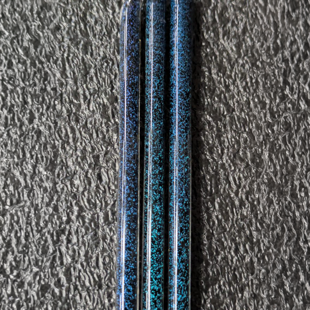 Lunar Glass Black Inner with Emerald Green Dichro