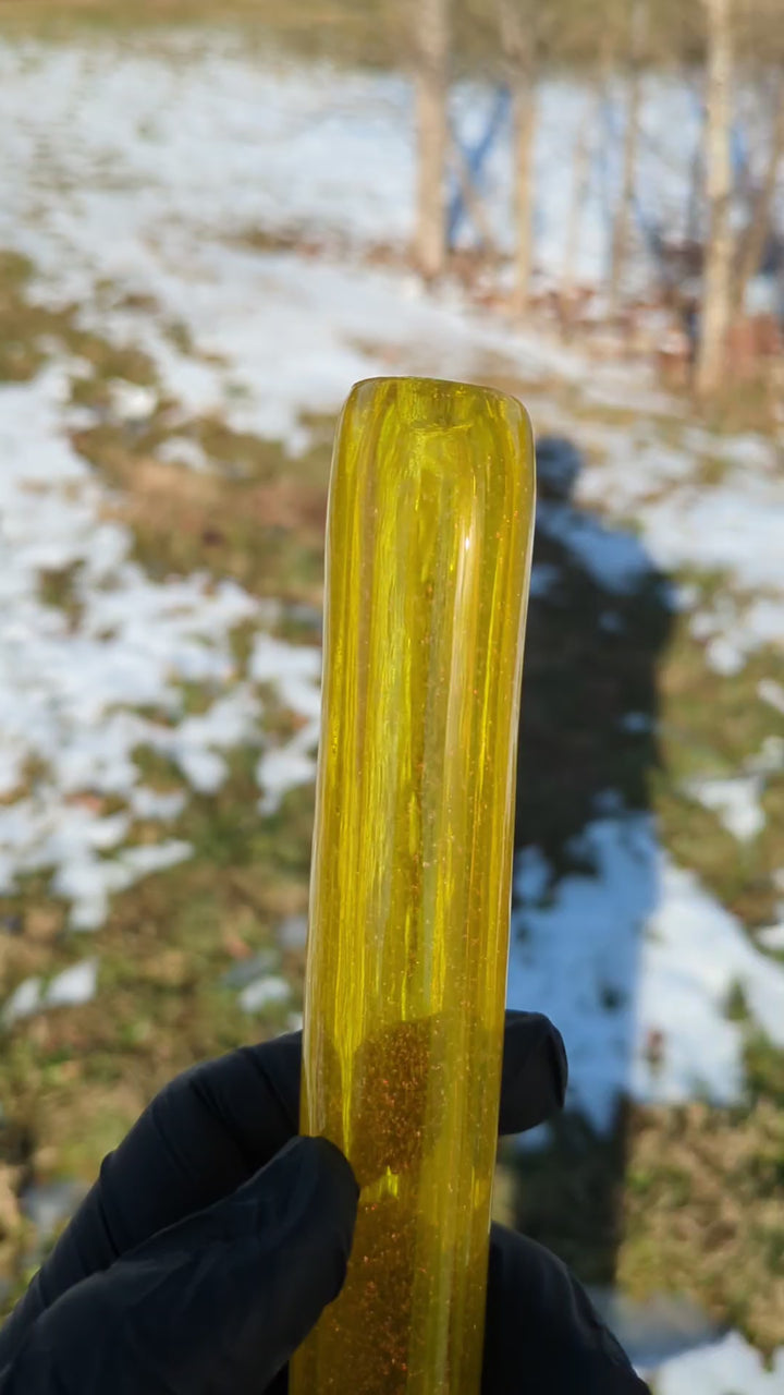 DinkDink Black Cherry Dichro over Lemon Party