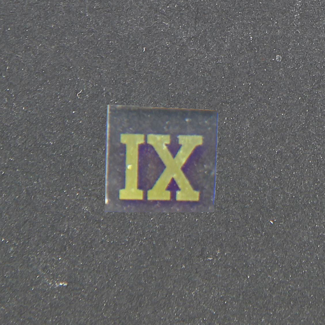 Dichro Image - Roman Numeral 9